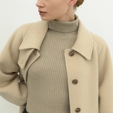 아틀리에나인 여성용 에센셜 리안 터틀 넥 니트 T-6979