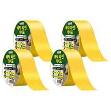 Skora 地板標線膠帶, 4個, 黃色