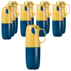 Woni's 旅行用便攜式牙刷盒, 黃色, 10個