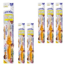 CRYSTAL ANIMALS 水晶動物離子兒童牙刷, 1.5歲以上專用, 先端極細毛, 顏色隨機, 6支, 1入