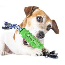 Welluv 高級狗多用途牙刷玩具 150 x 50 毫米 WL-1100, 綠色, 1個