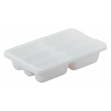 珍珠金屬 冷凍食物盒 6格, HC-130, 70ml, 1個