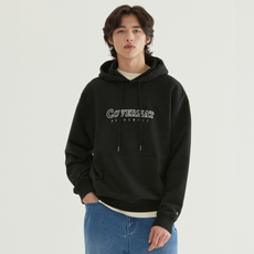 커버낫 남성용 센터 로고 후디