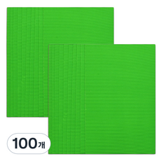 MaDaKkuMi 彩色瓦楞紙, 17 綠色, 100個