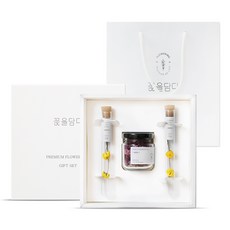 꽃을담다 미니꽃차 + 티스틱세트, 미니 벚꽃차 + 국화 티스틱 2p + 쇼핑백, 1세트