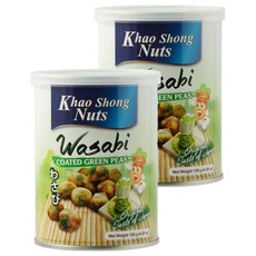 Khao Shong Nuts 香脆山葵味青豌豆, 120g, 2罐