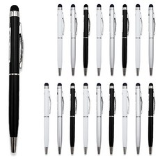 misoro 1000 智慧型迷你原子筆 3款 x 2入組 2182 0.7mm, 18個, 白色, 銀色, 黑色