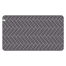 GOMPYO 超細纖維碳素電熱毯 人字紋深灰色, 加大單人(110 x 190 cm)