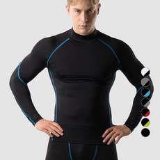 ARMEDES 男性用內搭涼感底層衣 緊身 Techfit 高領 運動服 AR-57