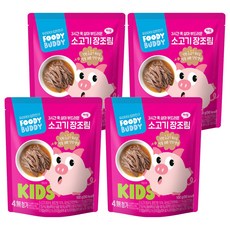 푸디버디 소고기 장조림, 100g, 4개