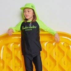 ICE SAND 男童青少年防曬泳衣3件組 BR-10101