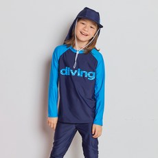 아이스샌드 남아용 주니어 래쉬가드 3종세트 BR-10104