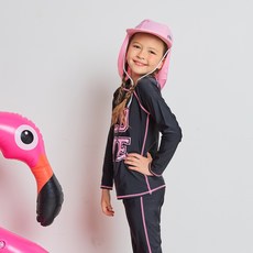 ICE SAND 女童青少年防曬泳衣三件組 BR-30104