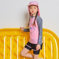 ICE SAND 女童大童防曬泳衣3件組 BR-301026