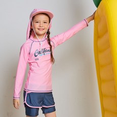 ICE SAND 女童青少年防磨泳衣3件組 BR-301026