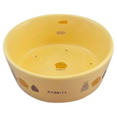 MARUKAN 陶瓷透氣圓形兔食碗, MK-ES-13, 1入