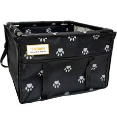 用於寵物露營的三重安全鎖通風舒適汽車座椅, 圖案黑色