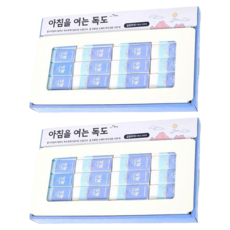 morning glory 500 獨島橡皮擦 Ver 3 40入, 白色, 2個