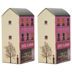 CLAYTON 房屋造型盒裝玫瑰花茶包, 1g, 10入, 2個