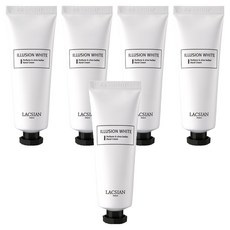 라끄시안 퍼퓸 핸드크림 일루션 화이트, 100ml, 5개