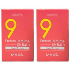 MASIL 9肽護髮香氛護髮素 染燙版 Protein Perfume Silk Balm, 180ml, 2盒