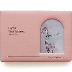 4X6 皮革迷你相簿 照片相簿 超音波四格相簿 2層, 浪漫粉, 80張