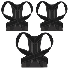 背部可調美姿帶 黑色 XL 3個