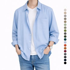 가이스토리 남성용 포켓 링클프리 셔츠