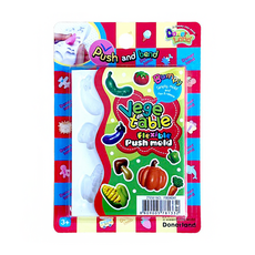 Donerland 迷您矽膠黏土模型 185 x 130 x 20mm, 蔬菜, 90g, 1組