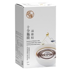 純煉 十全龜鹿滴雞精 10包, 1個, 600ml