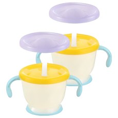 Richell 利其爾 AQ第一步馬克杯進階組, 黃色, 150ml, 2組