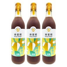 永禎 蜂蜜醋, 600ml, 3瓶