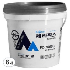 쌍곰 세라픽스 PC 7000D 타일본드 4KG, 6개