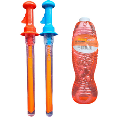 棒棒王 泡泡水 100ml 2入 + 補充液 1000ml 套組, 隨機出貨(泡泡), 1套