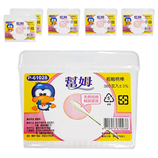 幫姆粗軸棉花棒 方盒, 6盒, 360入