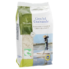Le Paludier Guerande 葛宏德 天然粗海鹽 法國原裝進口, 1kg, 1袋