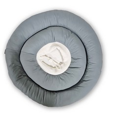 Fourblox 寵物面料頸圈 FBLS00427, 深灰色