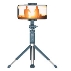 [쿠팡수입] 만듦 포토제닉 블루투스 셀카 삼각대 80 네이비, WS-18011 (네이비), 1개