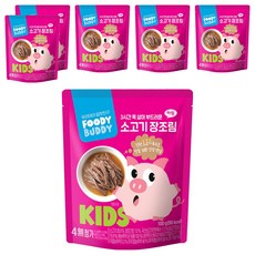 푸디버디 소고기 장조림, 100g, 6개