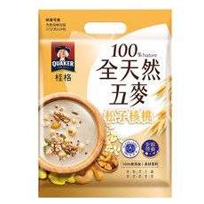 QUAKER 桂格 全天然五麥 松子核桃, 270g, 1袋