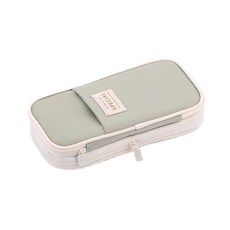 Eopu 高中生大學生上班族 粉彩感性筆袋, 1個, 奶油綠