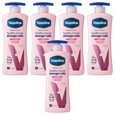 바세린 인텐시브 케어 헬씨 핸드 앤 스트롱거 네일 로션, 400ml, 5개