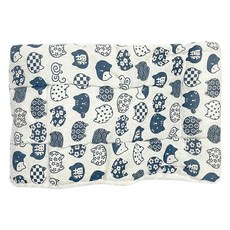 貓籠平台專用睡墊, 白底和風貓, 1個