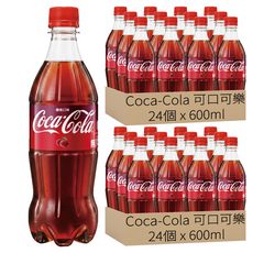 Coca-Cola 可口可樂 櫻桃口味可樂, 600ml, 48個