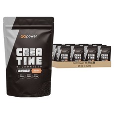 GOPower 果果能量 微粉化肌酸 經典原味, 400g, 16包