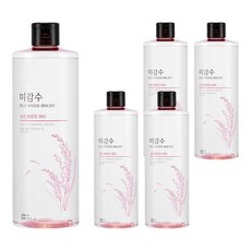 THE FACE SHOP 菲詩小舖 米感水亮溫和卸妝水, 500ml, 5瓶