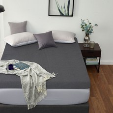 리브맘 세븐존 매트리스 + 매트커버, 패브릭차콜, 7cm