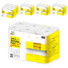 comet 捲筒式三層廚房紙巾, 6捲, 6袋