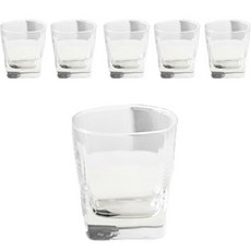 方形威士忌杯, 6個
