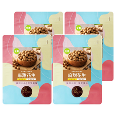 臻御行 麻甜花生, 4個, 300g